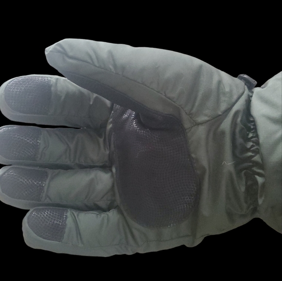 NWT LL Bean Water-repellent Down Winter Gloves 100% Goatskin Leather Palms - Picture 3 of 5